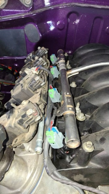 Purple GQ Patrol — V8 & 8HP Build — V8 Shop build