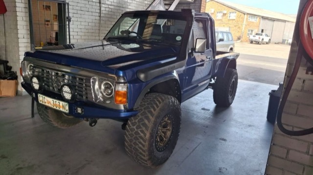 Purple GQ Patrol — V8 & 8HP Build — V8 Shop build